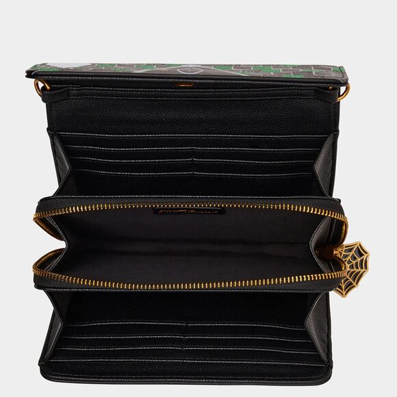 Betsey Johnson Forever Home Wallet On Chain Crossbody Bag Halloween WOC NWT - Picture 9 of 14